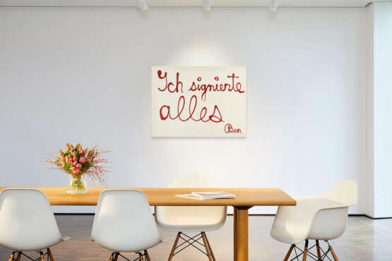 Ben Vautier. Ich signierte alles - photo 3