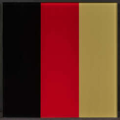 Gerhard Richter. Schwarz-Rot-Gold IV