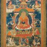 Thangka mit der Darstellung des "Gekrönten Buddha" - фото 1
