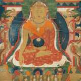 Thangka mit der Darstellung des "Gekrönten Buddha" - фото 2