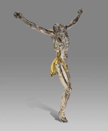 A PARCEL-GILT AND SILVERED BRONZE CORPUS - photo 2