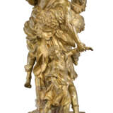 A GILT-BRONZE FIGURE GROUP OF AENEAS CARRYING ANCHISES FROM BURNING TROY - photo 3
