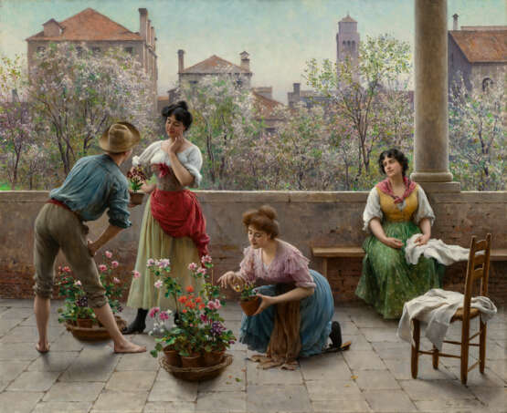 EUGENE VON BLAAS (ALBANO LAZIALE 1843-1931 VENICE) - photo 1