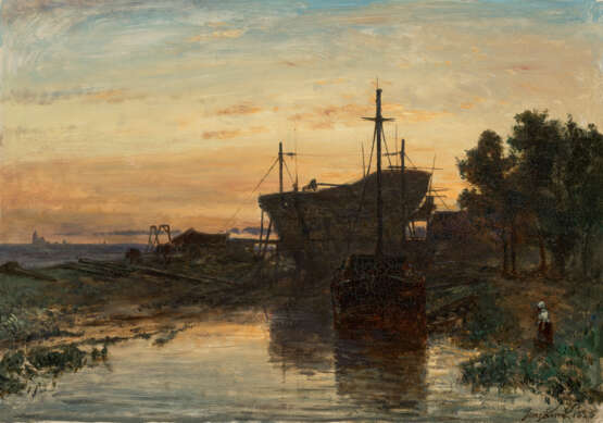 JOHAN BARTHOLD JONGKIND (LATTROP 1819–1891 C&#212;TE-SAINT-ANDR&#201;) - photo 1