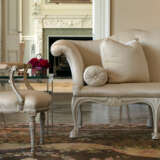 A PAIR OF EARLY GEORGE III CREAM-PAINTED SOFAS - photo 2