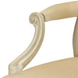 A PAIR OF GEORGE III CREAM-PAINTED ARMCHAIRS - Foto 7