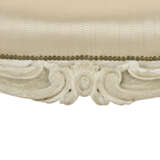 A SET OF FOUR EARLY GEORGE III CREAM-PAINTED ARMCHAIRS - photo 9