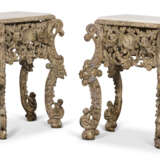 A PAIR OF CHARLES II SILVERED-WOOD SIDE TABLES - photo 3