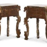 A PAIR OF CHARLES II SILVERED-WOOD SIDE TABLES - photo 4