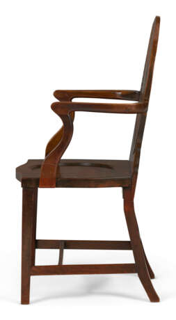 A SET OF FOUR GEORGE III POLYCHROME-DECORATED MAHOGANY HALL CHAIRS - фото 6 A SET OF FOUR GEORGE III POLYCHROME-DECORATED MAHOGANY HALL CHAIRS - фото 6