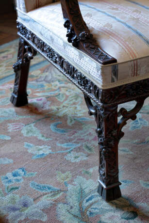 A PAIR OF EARLY GEORGE III MAHOGANY ARMCHAIRS - Foto 5 A PAIR OF EARLY GEORGE III MAHOGANY ARMCHAIRS - Foto 5
