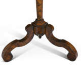A PAIR OF WILLIAM AND MARY STAINED FIELD MAPLE AND BURR WALNUT CANDLESTANDS - photo 4