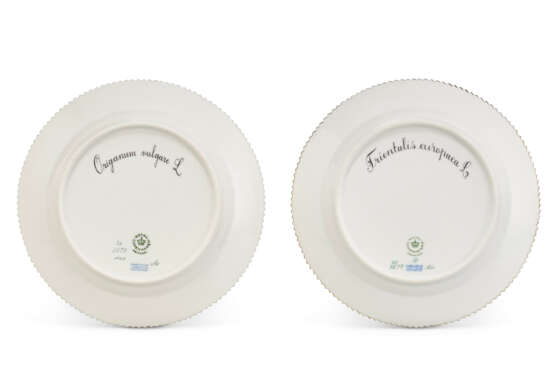 THIRTY-SEVEN ROYAL COPENHAGEN PORCELAIN 'FLORA DANICA' SALAD OR DESSERT PLATES - photo 3