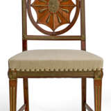 A RUSSIAN BRASS-MOUNTED MAHOGANY SIDE CHAIR - photo 1