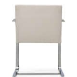 A SET OF FOUR CHROMED FLAT STEEL 'BRNO' ARMCHAIRS - photo 5