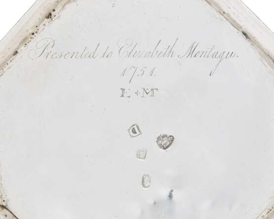 A GEORGE I SILVER COFFEE POT - photo 4