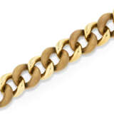 SEAMAN SCHEPPS TWO WOOD AND GOLD CURB LINK BRACELETS - photo 4
