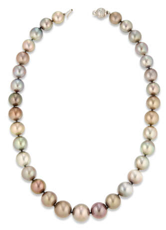 MIKIMOTO CULTURED PEARL AND DIAMOND NECKLACE - photo 2