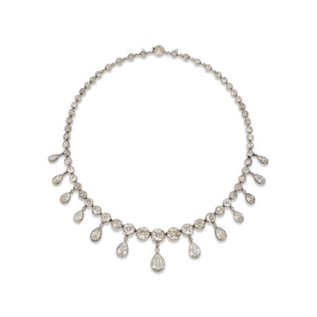 19TH CENTURY DIAMOND RIVIÈRE NECKLACE - photo 1