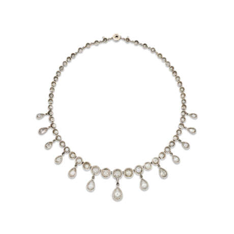 19TH CENTURY DIAMOND RIVIÈRE NECKLACE - photo 2