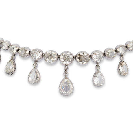 19TH CENTURY DIAMOND RIVIÈRE NECKLACE - photo 4