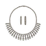 LATE 19TH CENTURY DIAMOND FRINGE NECKLACE - Foto 1