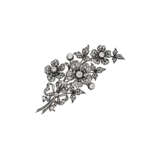 LATE 19TH CENTURY DIAMOND FLORAL SPRAY BROOCH - Foto 1