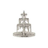 ART DECO DIAMOND FOUNTAIN BROOCH - Foto 2