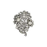EARLY 19TH CENTURY DIAMOND FLOWER BROOCH - фото 1