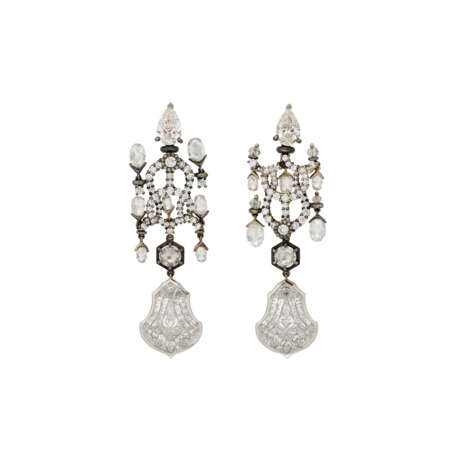 VICTOIRE DE CASTELLANE FOR DIOR 'À VERSAILLES' DIAMOND EARRINGS - photo 1