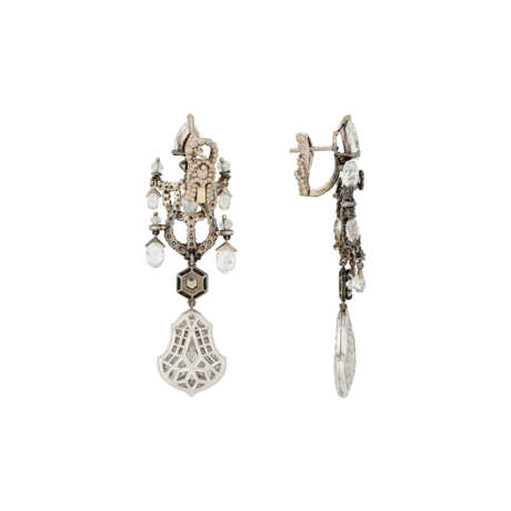 VICTOIRE DE CASTELLANE FOR DIOR 'À VERSAILLES' DIAMOND EARRINGS - photo 2