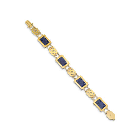 CARTIER LAPIS LAZULI, ENAMEL AND SEED PEARL BRACELET - photo 2