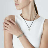 DIAMOND COCKTAIL WATCH AND A DIAMOND CROSS PENDANT, FIRST HALF OF THE 20TH CENTURY - photo 6