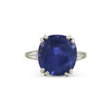 MONTURE BOUCHERON SAPPHIRE AND DIAMOND RING - photo 2