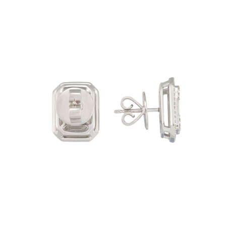 ILLUSION-SET DIAMOND EARRINGS - photo 2