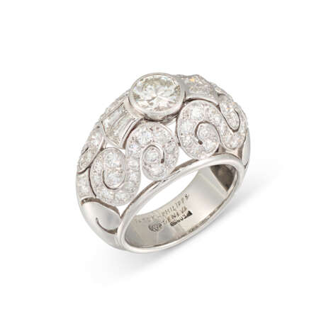 WEBER & CIE FOR PATEK PHILIPPE DIAMOND BOMBÈ RING - photo 1