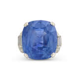 SAPPHIRE AND DIAMOND RING - photo 2