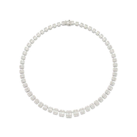 ILLUSION-SET DIAMOND NECKLACE - photo 1