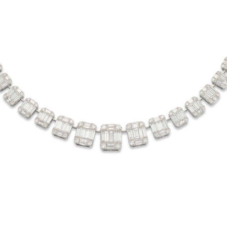 ILLUSION-SET DIAMOND NECKLACE - photo 2