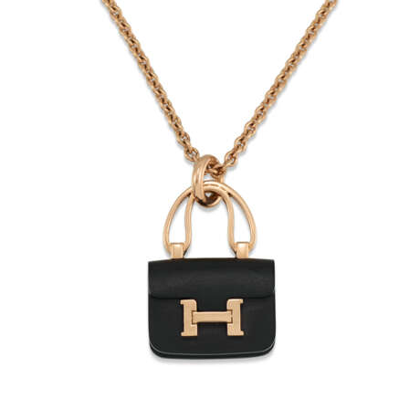 HERMÈS DIAMOND 'AMULETTES BIRKIN' NECKLACE AND BRACELET AND BLACK JADE 'AMULETTES CONSTANCE' NECKLACE - photo 6