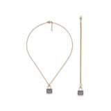 HERMÈS SAPPHIRE 'AMULETTES CONSTANCE' NECKLACE AND BRACELET - photo 1