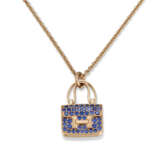 HERMÈS SAPPHIRE 'AMULETTES CONSTANCE' NECKLACE AND BRACELET - photo 4