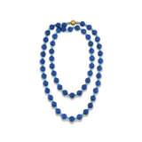 LAPIS LAZULI AND TURQUOISE BEAD NECKLACE - photo 1