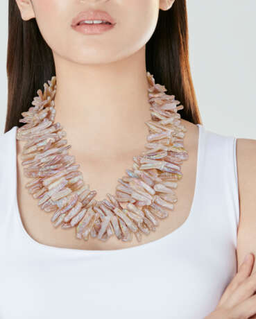 FRESHWATER CULTURED PEARL TORSADE NECKLACE - photo 4