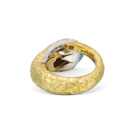 GRIMA SAPPHIRE AND DIAMOND RING, 1990s - photo 3