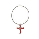 GRIMA CORAL AND DIAMOND PENDANT - photo 1