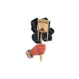 CARTIER CORAL, DIAMOND AND LACQUER BROOCH - photo 2