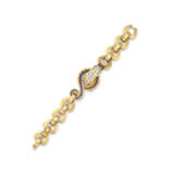 RETRO SAPPHIRE AND DIAMOND BRACELET WITH ROLEX WATCH - photo 1