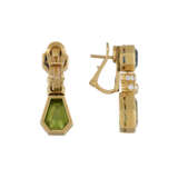 BULGARI SAPPHIRE AND PERIDOT EARRINGS - photo 2