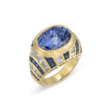 BULGARI SAPPHIRE AND DIAMOND RING - Foto 1